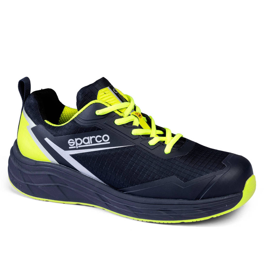 SPARCO BTB0013B0N23042 Shoes Impulse George S3S, Marine Blue / Fluo Yellow, Size 42 Photo-0 