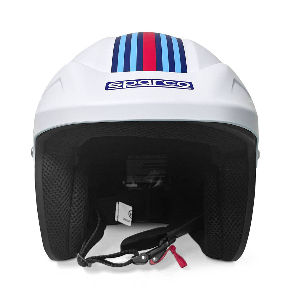 SPARCO 003379MRBI4XL Open Face Helmet J-Pro ECE06 Martini, White, Size XL Photo-0 