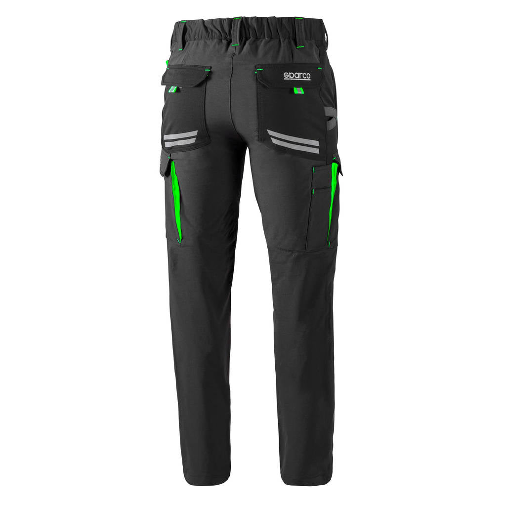 SPARCO 02417GSVF5XXL Trousers Tech Oregon, Grey / Green, Size 2XL Photo-1 