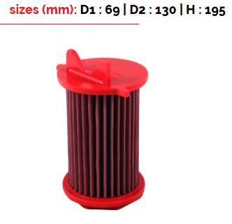 BMC FB396/08 CYLINDRICAL AIR FILTER D130 H195 Photo-0 