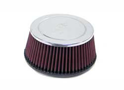 K&N RC-4640 UNIVERSAL Clamp-On Air Filter 2-13/16"FLG, 6-7/8"B, 5-7/8"T, 3-1/8"H, W/SMOG PORT Photo-0 