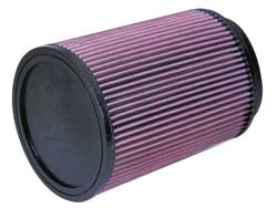 K&N RU-3020 UNIVERSAL Clamp-On Air Filter 5"FLG, 6-1/2"OD, 9"H Photo-0 