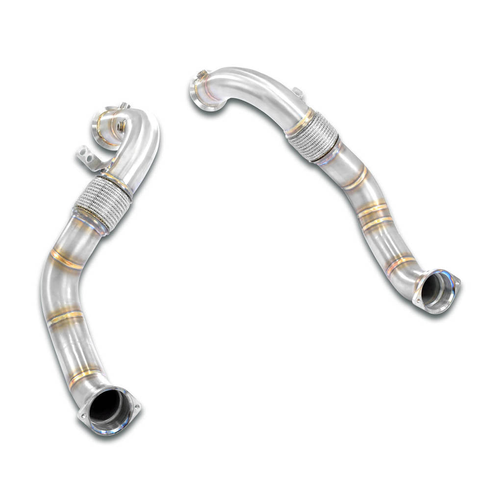 SUPERSPRINT 529211 Turbo Downpipe Kit (Right & Left) without Metallic Catalytic for BMW M5 (G90) Photo-0 