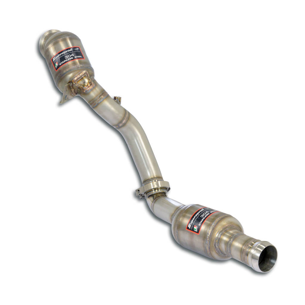 SUPERSPRINT 722371 Downpipe Right with Metallic Catalytic Converter for MERCEDES C190 AMG GT Coupe Photo-0 