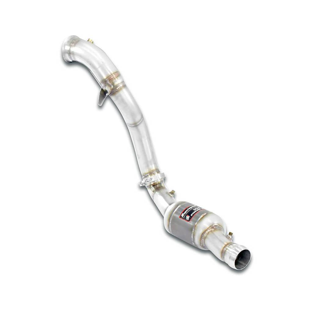 SUPERSPRINT 724861 Downpipe Right with Metallic Catalytic Converter for MERCEDES C190 AMG GT Coupe Photo-0 