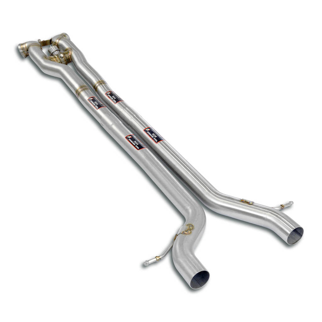 SUPERSPRINT 860523 H-Pipe Mid Section with Valve for PORSCHE Panamera GTS 971 Photo-0 