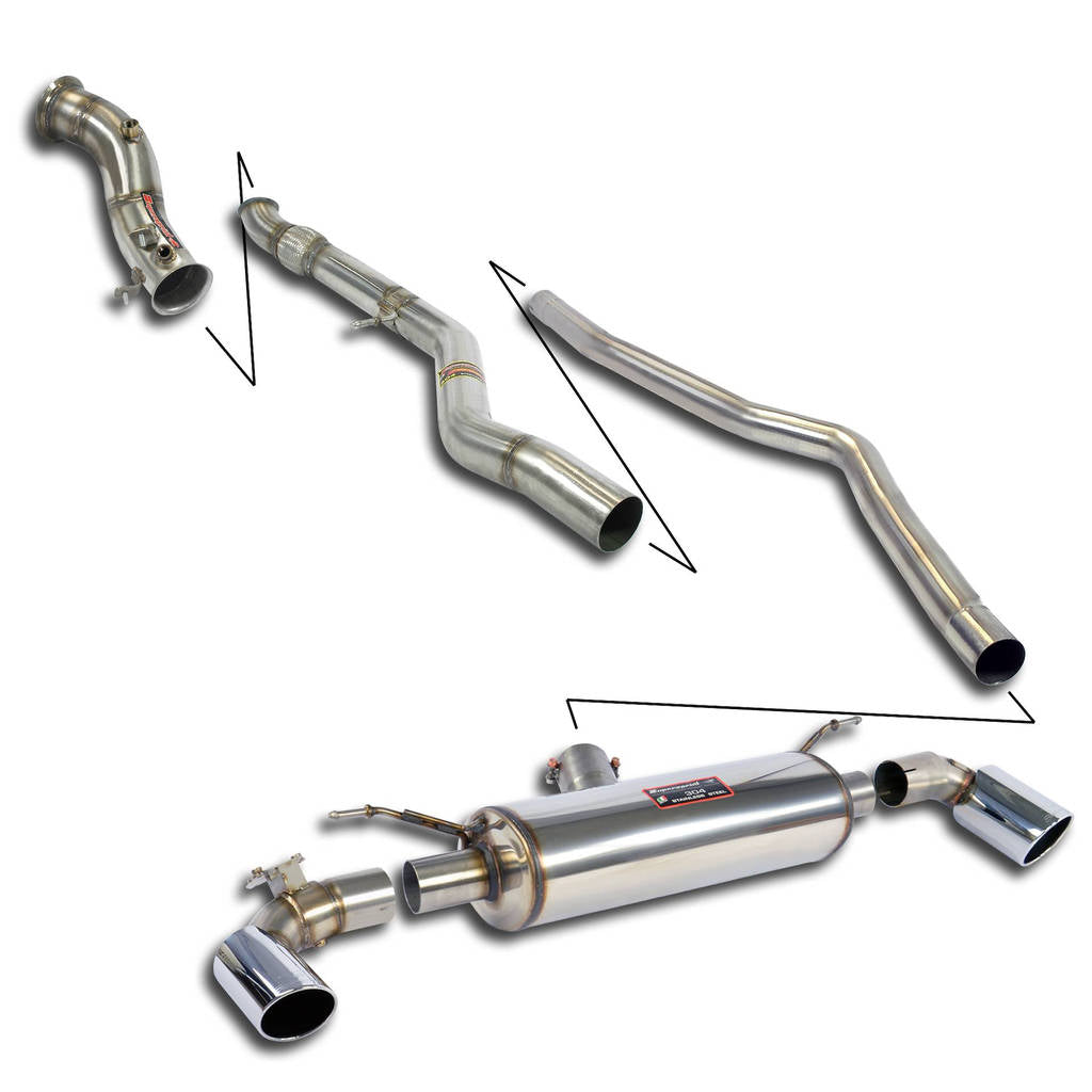 SUPERSPRINT 988650 Exhaust System for BMW 1 Series (F20 / F21) Photo-0 