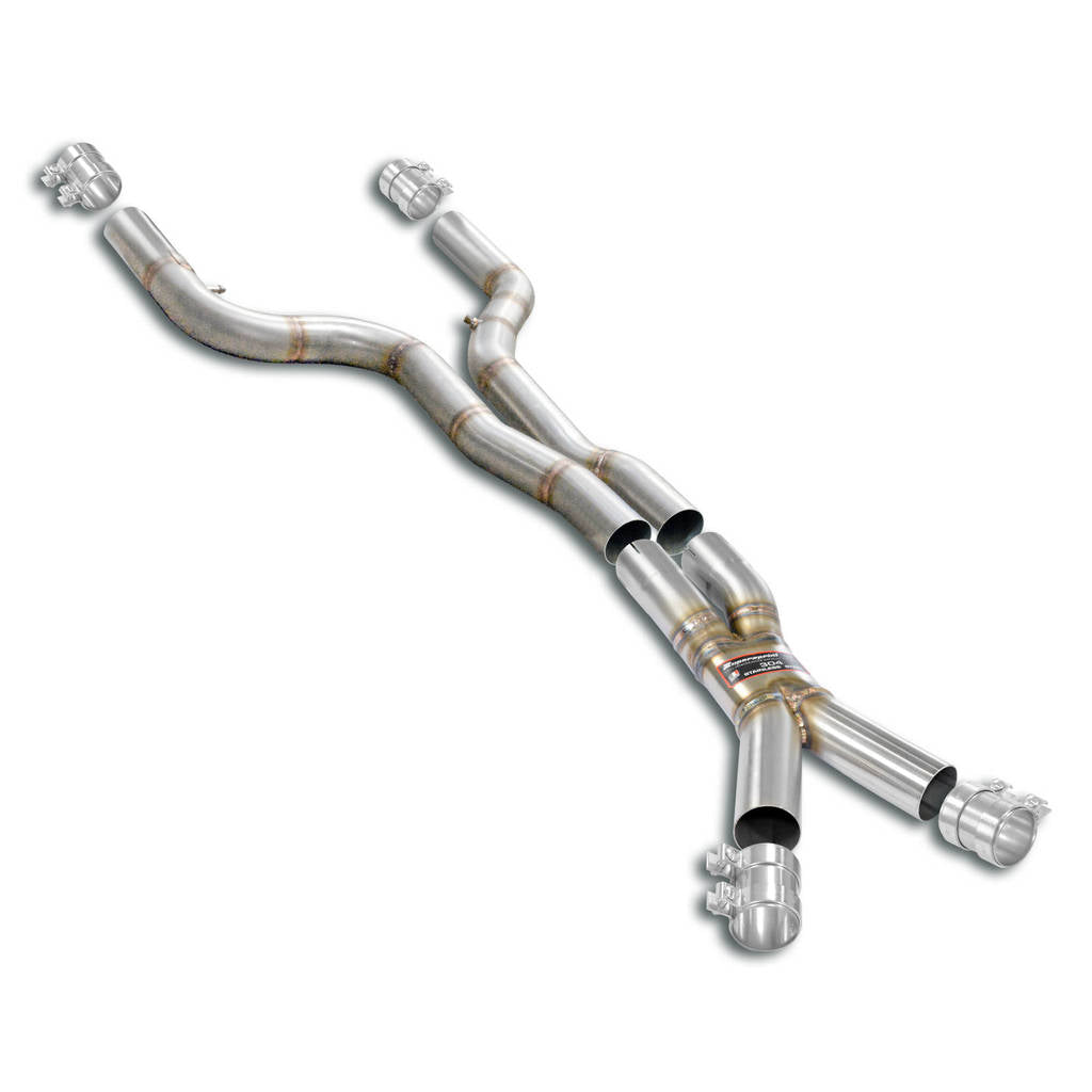SUPERSPRINT 745840 X-Pipe Package Without Stock Resonators Mid Section for BMW M3 (G80) / BMW M4 (G82 / G83) Photo-0 