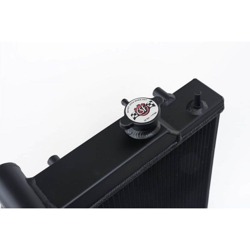 CSF 7095B High Performance Cooling Radiator (black) for SUBARU WRX STI (MT/CTV) 2015-2021 Photo-3 