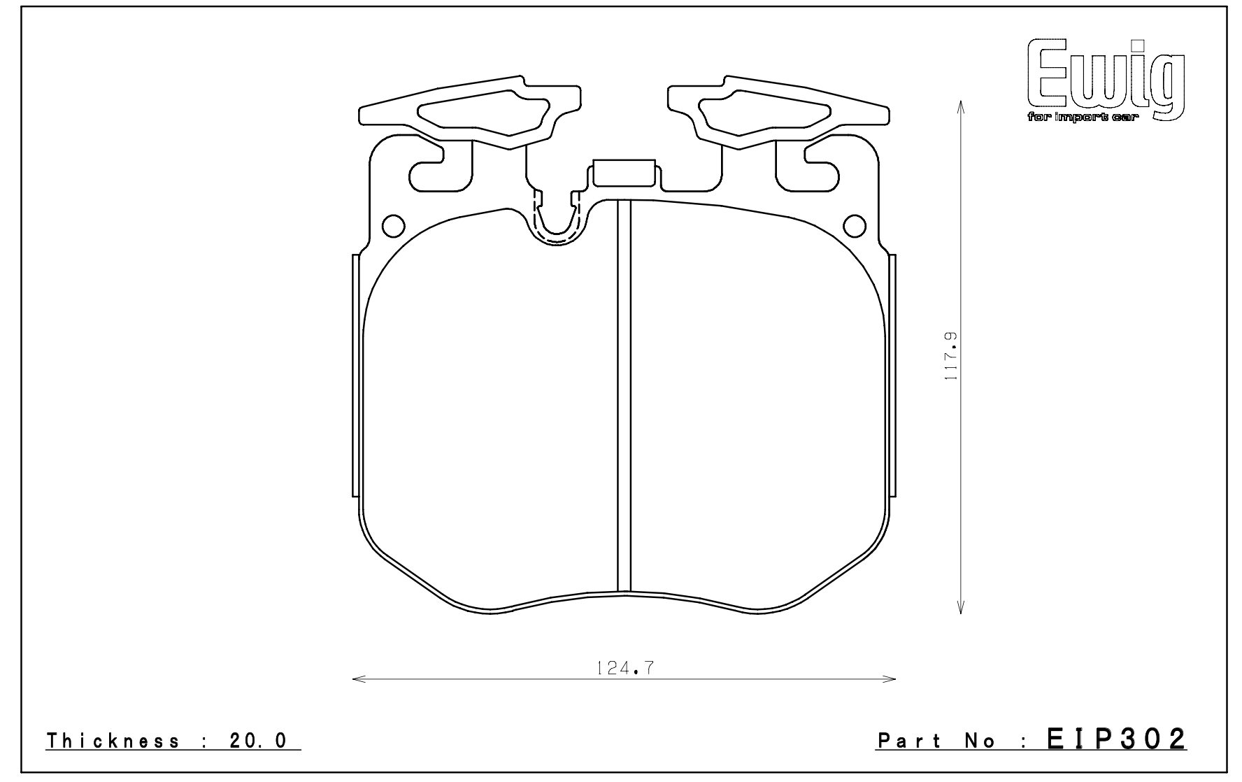 ENDLESS EIP302MX72 Front brake pads BMW X3M / X4M F97 / F98 Photo-0 