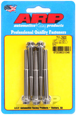 ARP 711-2500 SAE Bolt Kit 1/4-28 x 2.500 12pt SS bolts Photo-0 