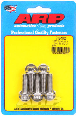ARP 712-1000 SAE Bolt Kit 5/16-24 x 1.000 12pt SS bolts Photo-0 