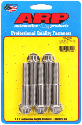 ARP 714-2500 SAE Bolt Kit 7/16-20 x 2.500 12pt SS bolts Photo-0 