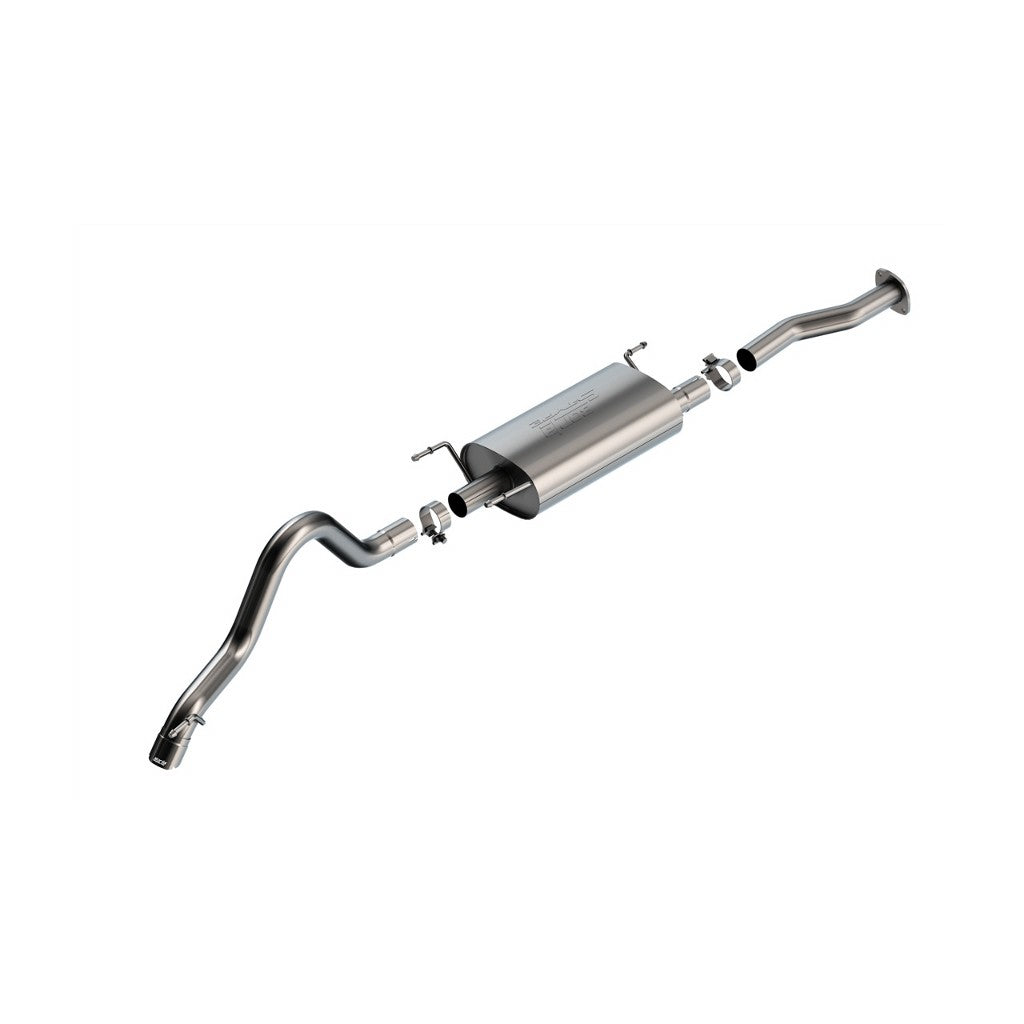 BORLA 140681 Cat-Back Exhaust 2.5", S-Type (2.75" Turndown Tips) for TOYOTA Tacoma 3.5L 2016-2023 Photo-0 