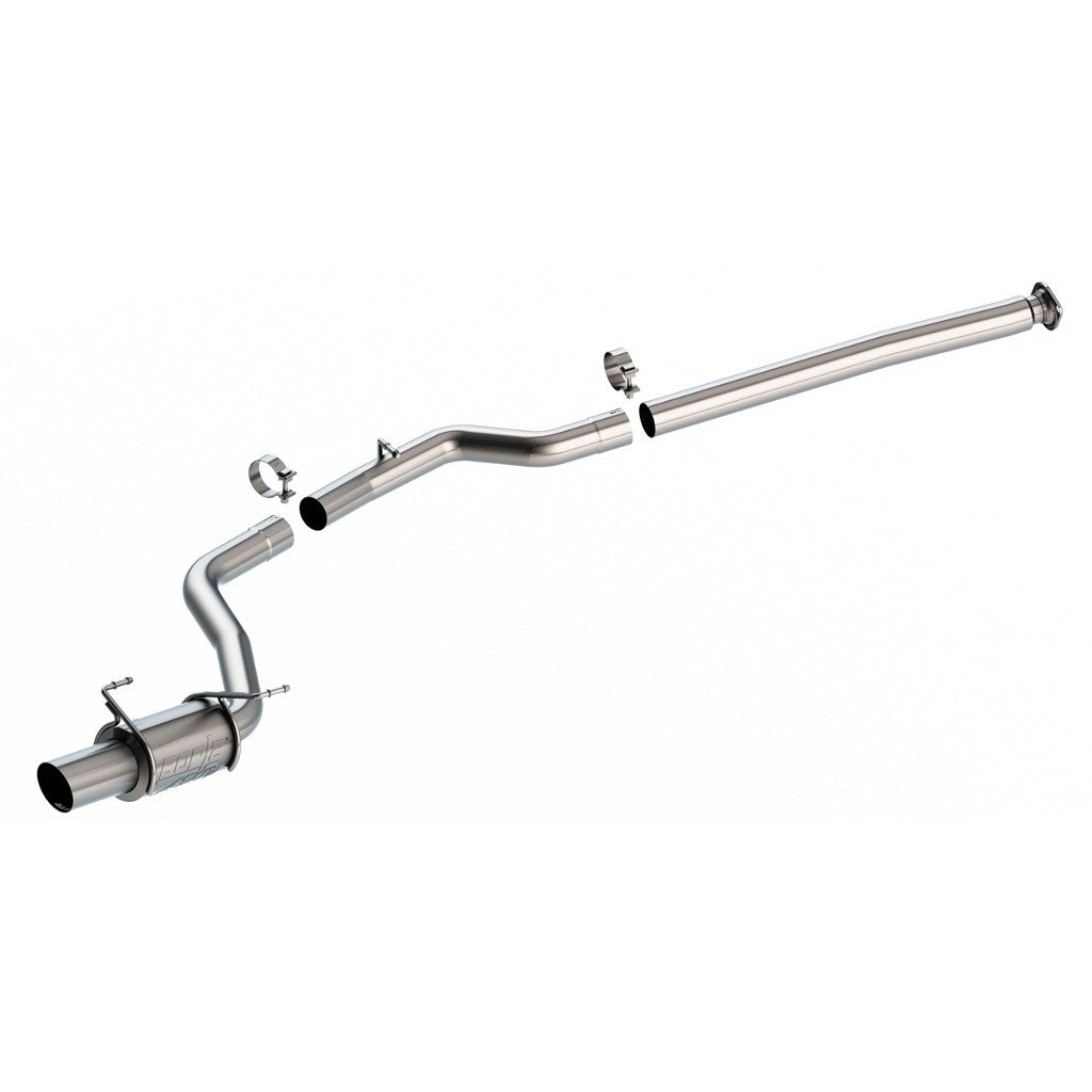 BORLA 140931 Cat-Back Exhaust 3", ATAK (4.5" Brushed Steel Tips) for SUBARU WRX 2.4L 2022-2025 Photo-0 