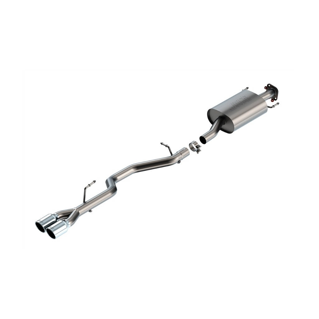 BORLA 140947 Cat-Back Exhaust 2.25", S-Type (3.5" Bright Chrome Tips) for TOYOTA Highlander 3.5L (XSE) 2021-2022 Photo-0 