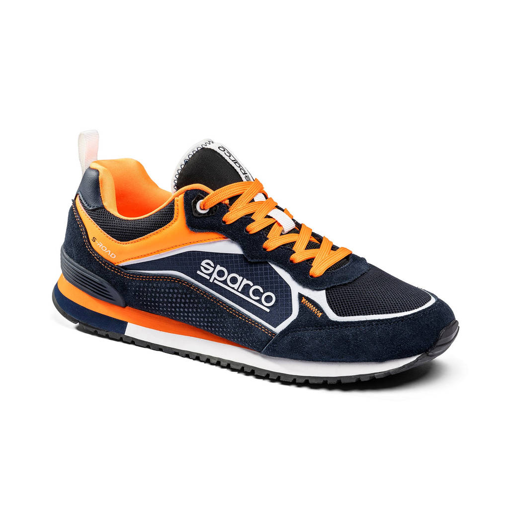 SPARCO BMB0001B0N12040 Lifestyle Shoes S-Road, Blue/Orange, Size 40 Photo-0 