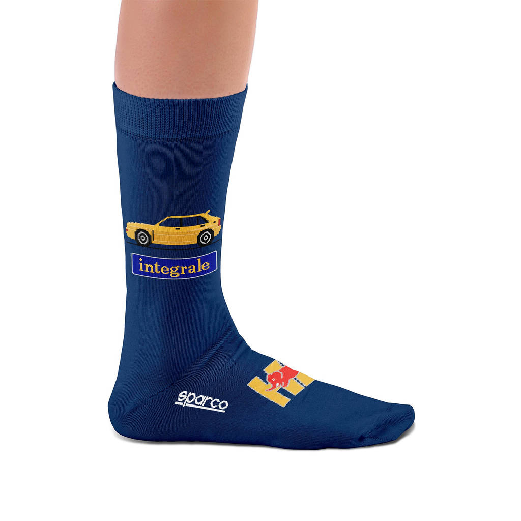 SPARCO BMZ0009N0N02A58 Socks Lancia HF Delta, Blue, Size 41/46 Photo-1 