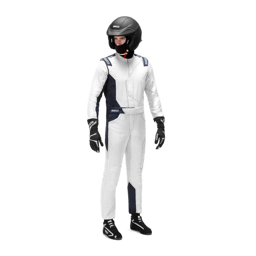 SPARCO BRS0049B0E60066 Racing Suit Sprint A Advanced, Silver/Blue, Size 66 Photo-0 