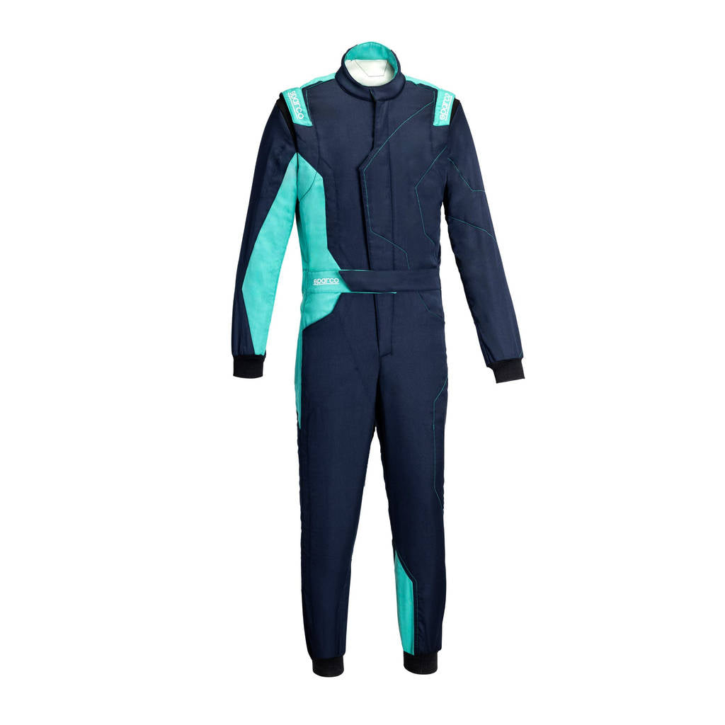 SPARCO BRS0049B0N40054 Racing Suit Sprint A Advanced, Blue/Green, Size 54 Photo-2 