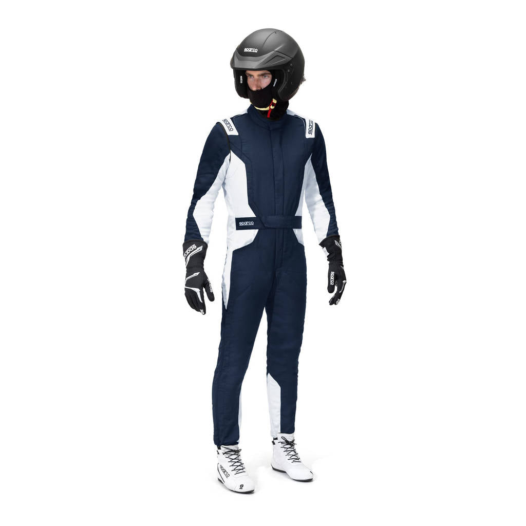 SPARCO BRS0050B0N33058 Racing Suit Sprint S Advanced, Blue/Silver, Size 58 Photo-0 