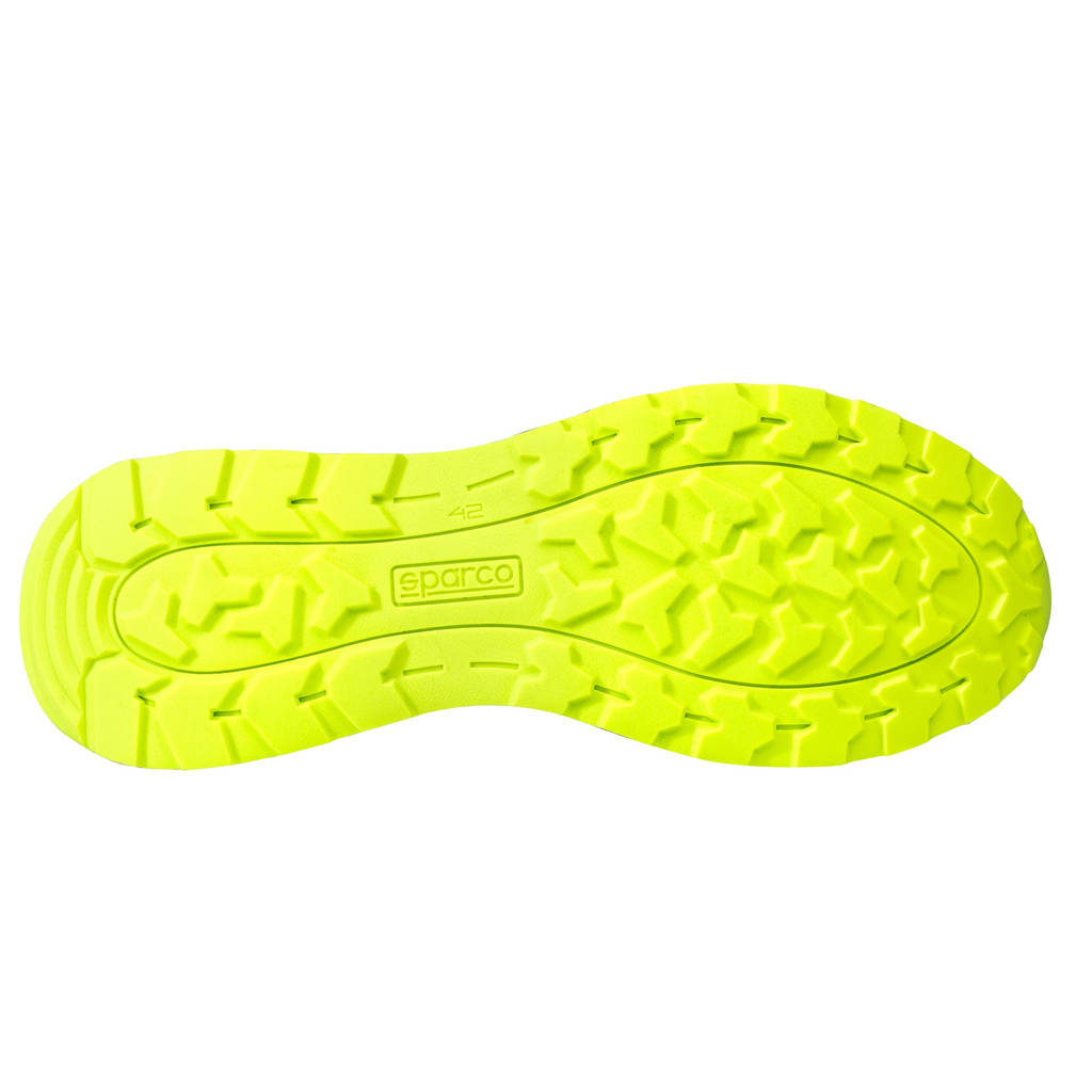 SPARCO BTB0037B0E61041 Teamwork Shoes S-Pike Turini O2, Silver/Blue/Fluo Lime, Size 41 Photo-3 