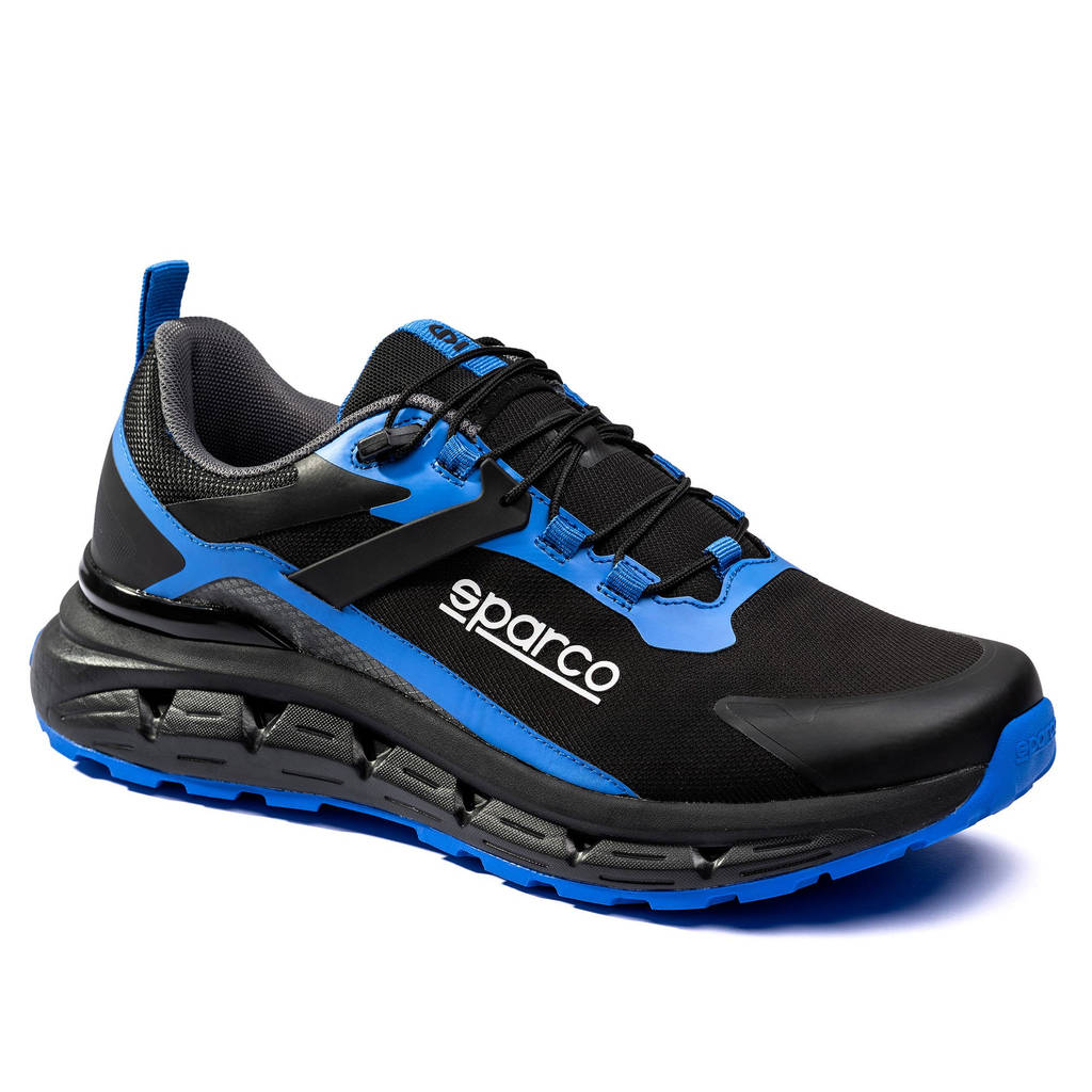 SPARCO BTB0037B0K05044 Teamwork Shoes S-Pike Moulinon O2, Black/Blue, Size 44 Photo-0 