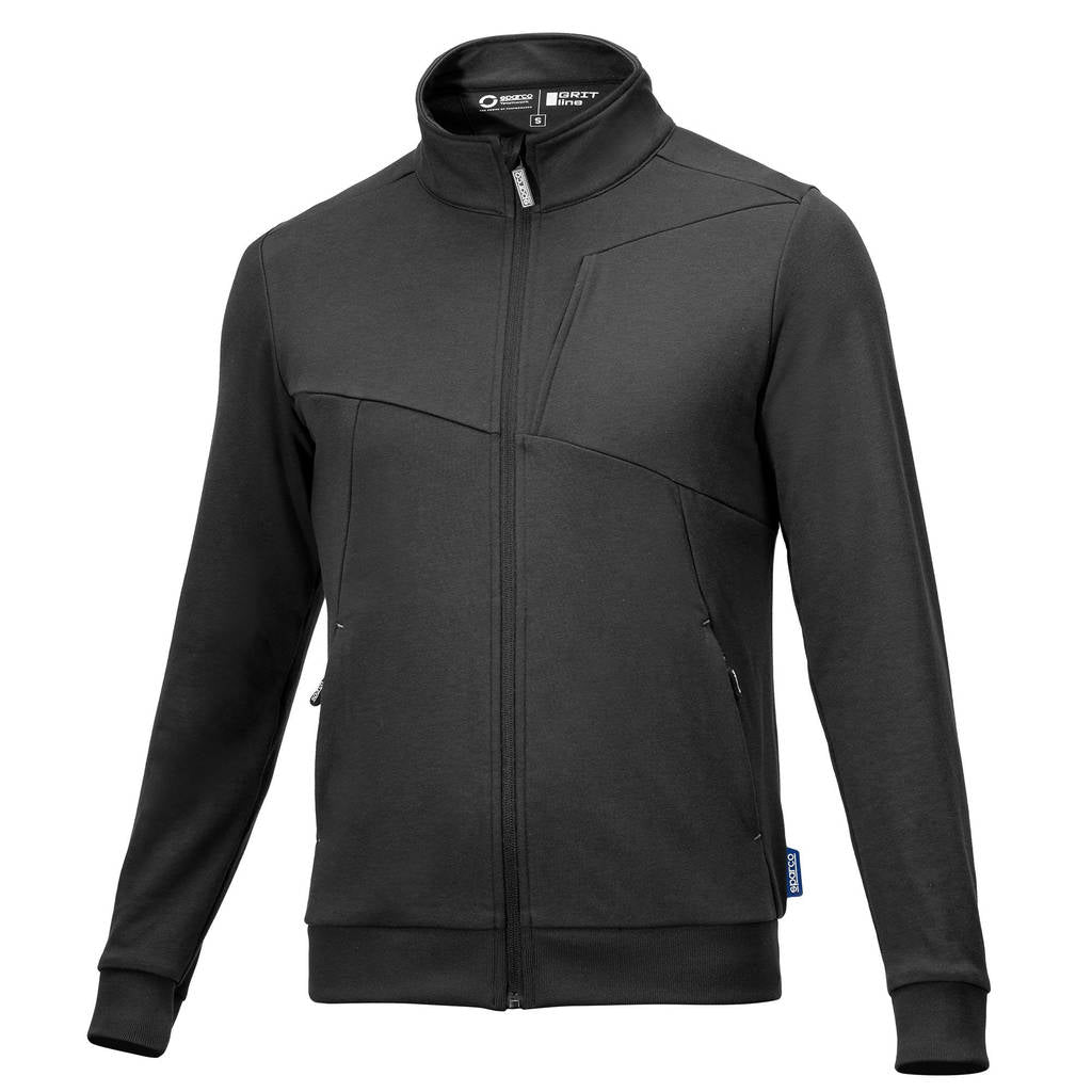 SPARCO BTJ0010B0E010XL Full Zip Sweatshirt Grit Plata, Grey, Size XL Photo-0 