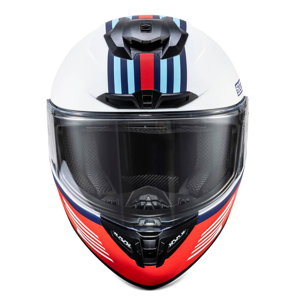 SPARCO 003378MRBI1S Full-Face Racing Helmet X-Pro ECE06 MR, White, Size S Photo-2 