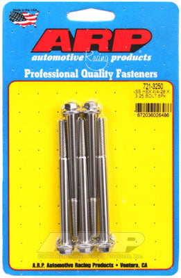 ARP 721-3250 SAE Bolt Kit 1/4-28 x 3.250 hex SS bolts Photo-0 