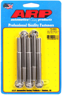 ARP 723-3500 SAE Bolt Kit 3/8-24 x 3.500 hex SS bolts Photo-0 