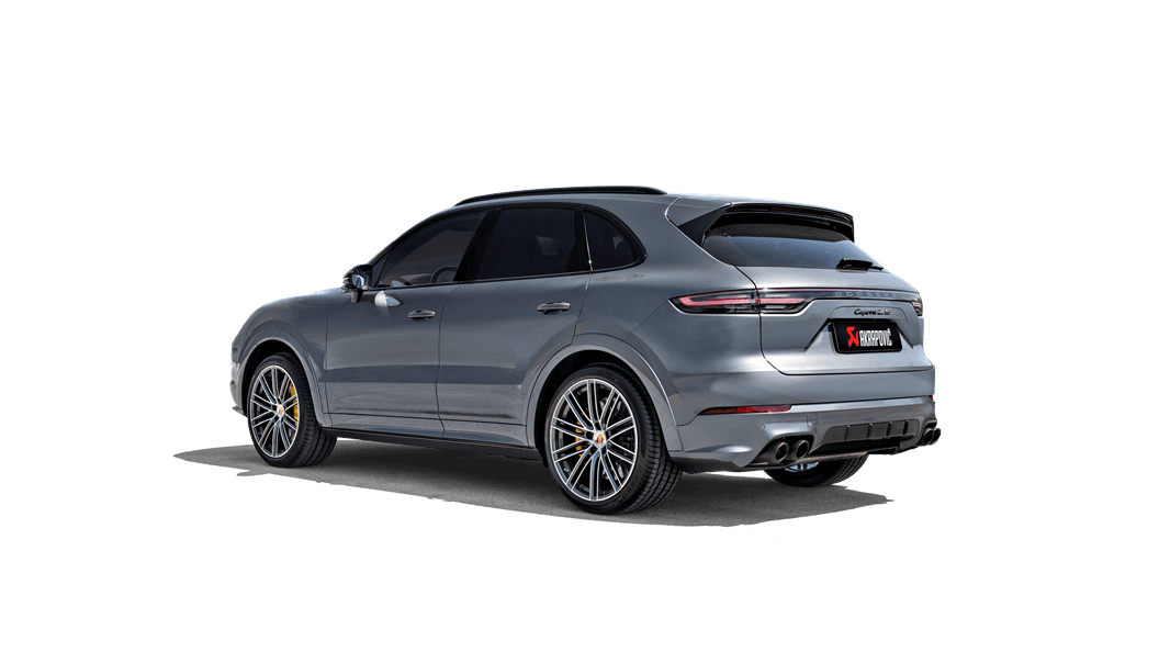 AKRAPOVIC S-PO/TI/17H Evolution Line (Titanium) exhaust for PORSCHE 536 Cayenne E3 Turbo, Turbo S (w/o tail pipes) Photo-1 