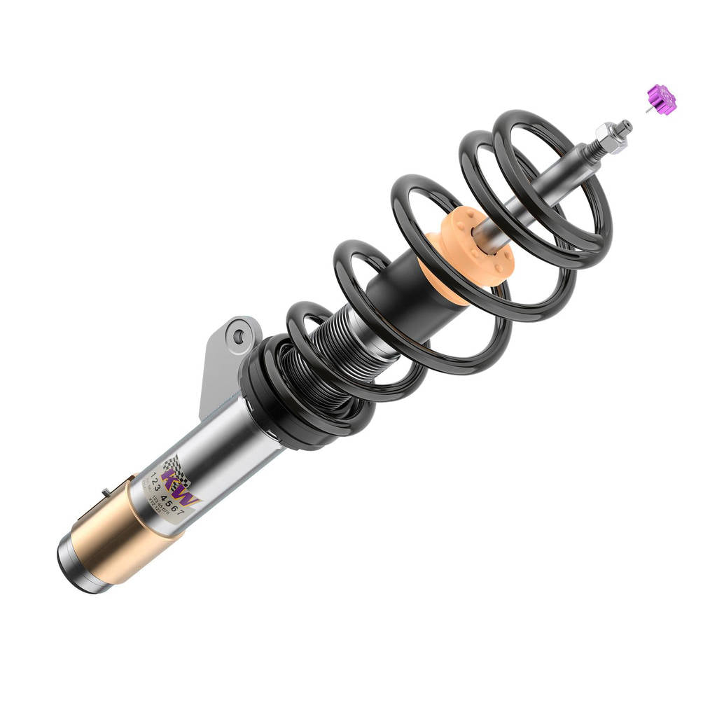 KW 352082000D-B Coilover Kit V3 Leveling Black for BMW 330 / 328 / 325 / 320 (F30) Photo-2 