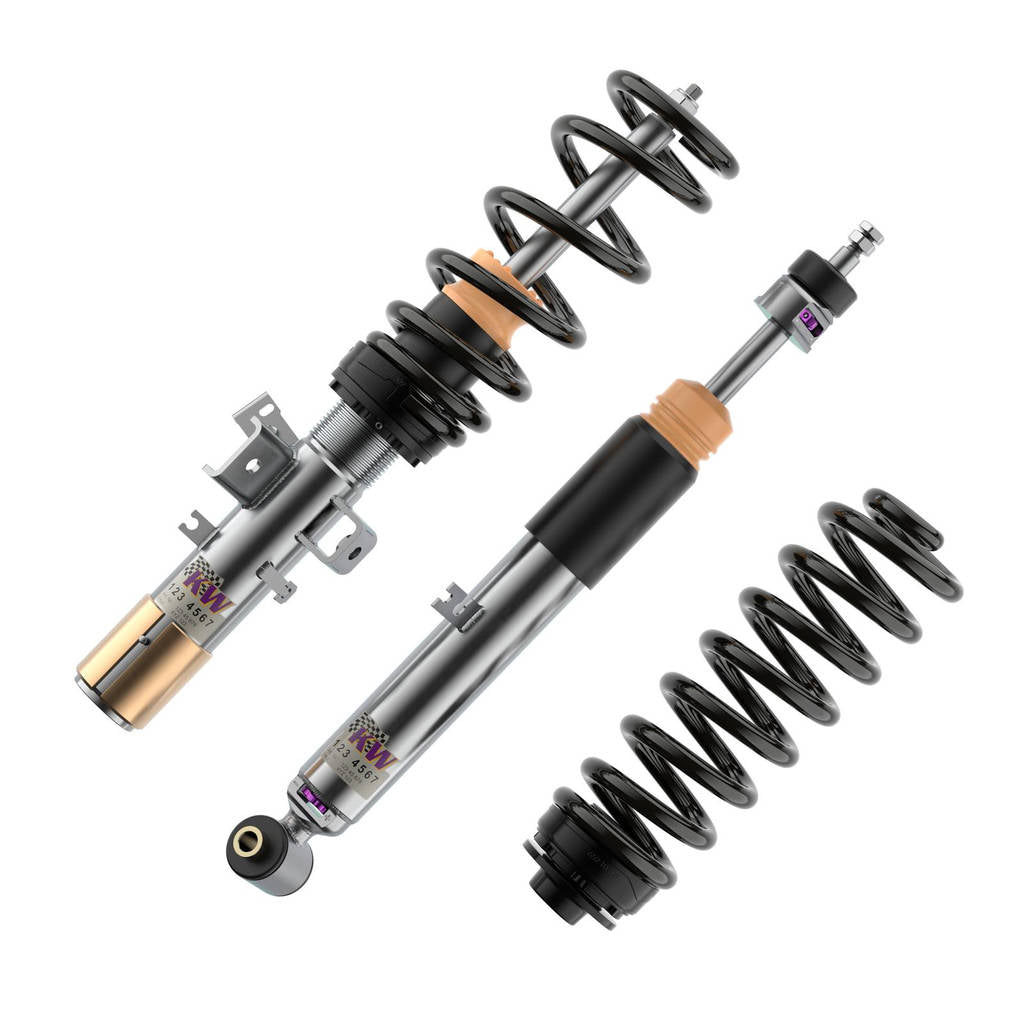 KW 352082000E-B Coilover Kit V3 Leveling Black (incl. Cancellation Kit for Electronic Dampers) for BMW 330 / 328 / 325 / 320 (F30) Photo-1 