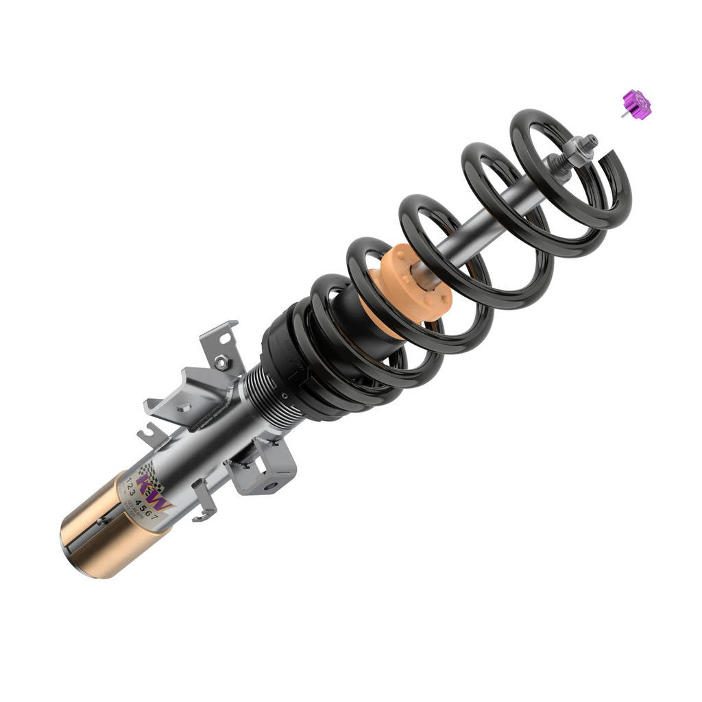 KW 352082000G-B Coilover Kit V3 Leveling Black (incl. Cancellation Kit for Electronic Dampers) for BMW 340 / 335 / 330 (F30) Photo-2 