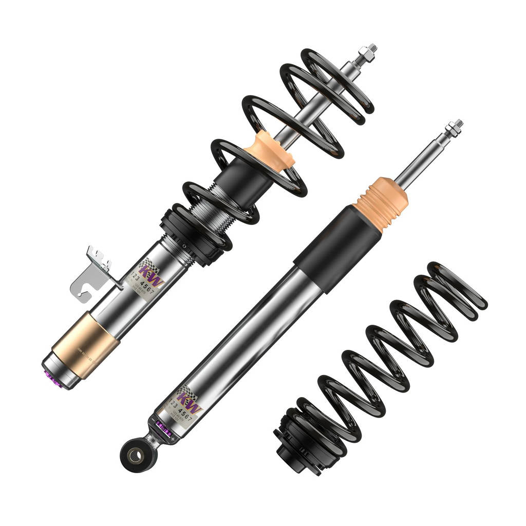 KW 352082000K-B Coilover Kit V3 Leveling Black (incl. Cancellation Kit for Electronic Dampers) for BMW 3 Series (F31) Photo-1 