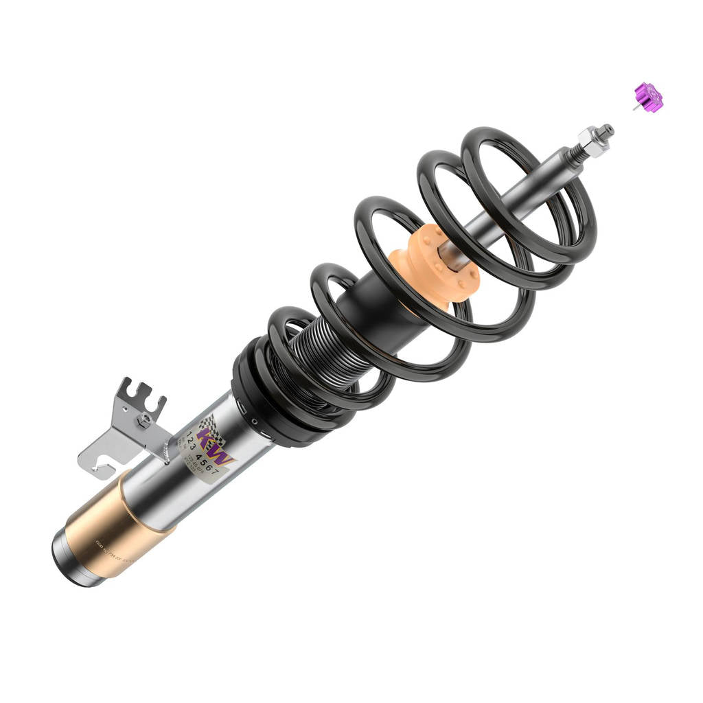 KW 352082000L-B Coilover Kit V3 Leveling Black (incl. Cancellation Kit for Electronic Dampers) for BMW 3 Series (F31) Photo-2 