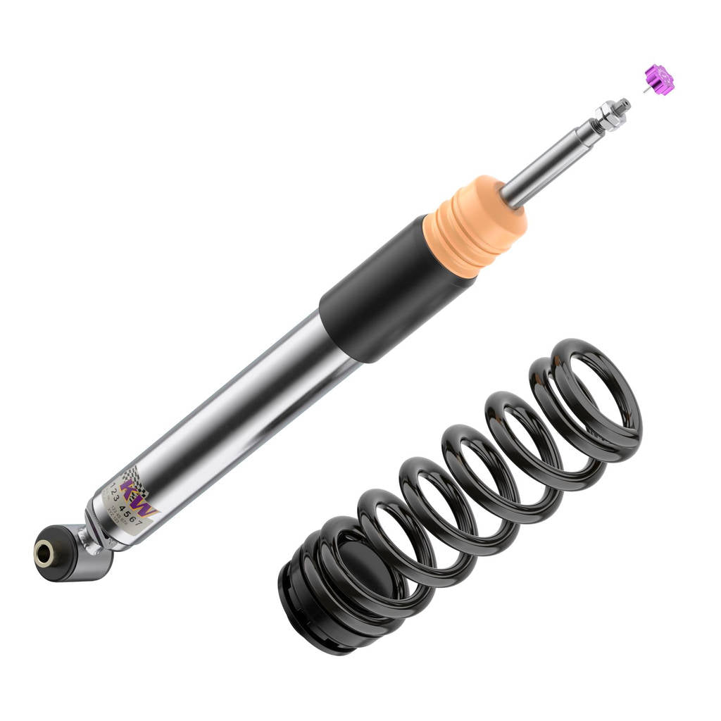 KW 352082000L-B Coilover Kit V3 Leveling Black (incl. Cancellation Kit for Electronic Dampers) for BMW 3 Series (F31) Photo-5 