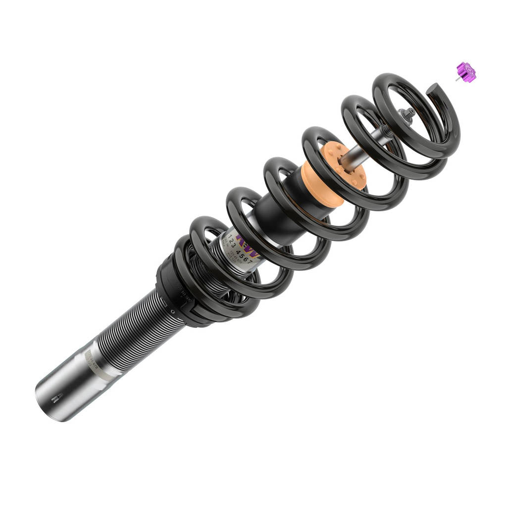 KW 35208200BZ-B Coilover Kit V3 Leveling Black (incl. Cancellation Kit for Electronic Dampers) for BMW M550i (G30) Photo-2 
