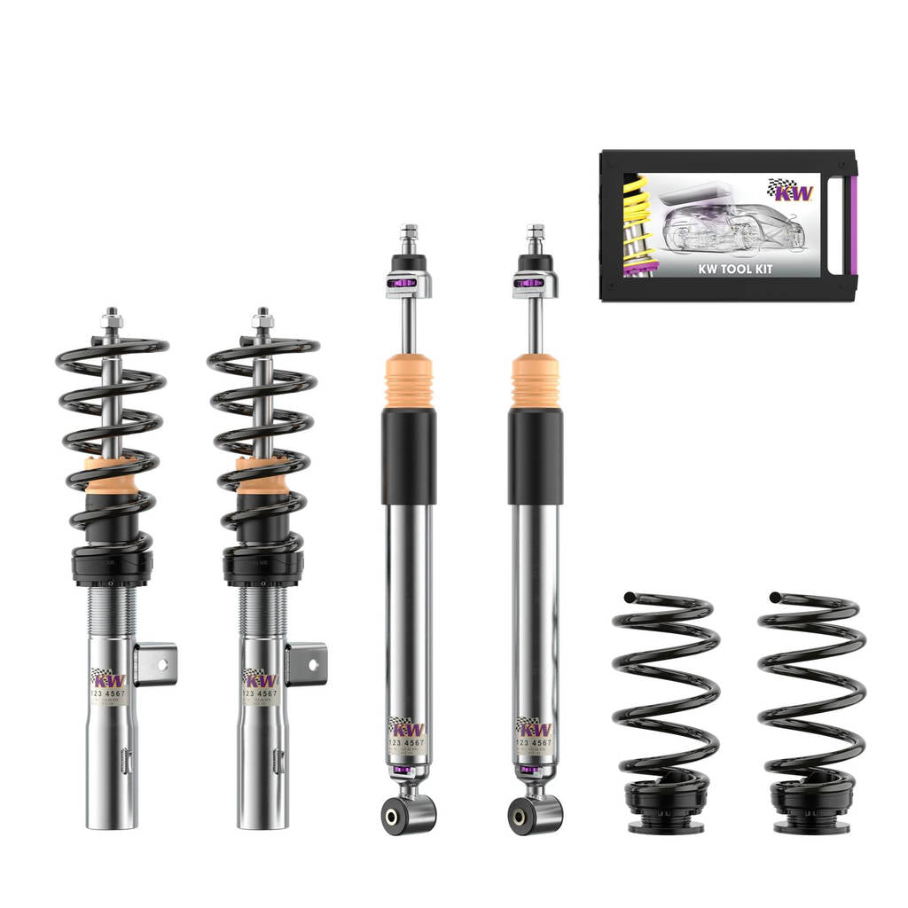 KW 352082500S-B Coilover Kit V3 Leveling Black (incl. Cancellation Kit for Electronic Dampers) for MERCEDES-BENZ AMG A45 4-Matic (W177) Photo-0 