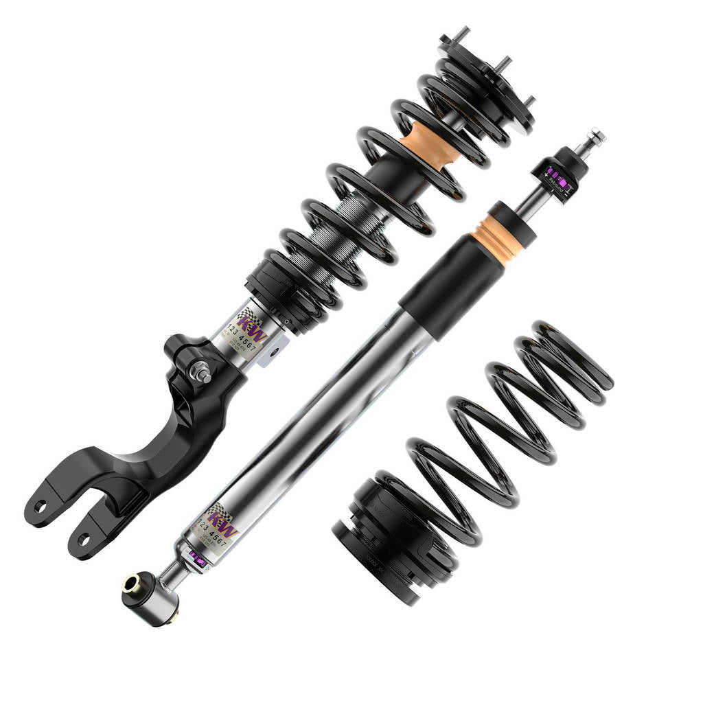 KW 3520887011-B Coilover Kit V3 Leveling Black (incl. Cancellation Kit for Electronic Dampers) for TESLA Model 3 Performance AWD Photo-1 