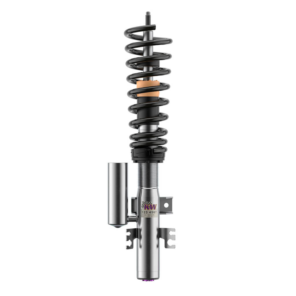 KW 35208800AN-B Coilover Kit V3 Leveling Black (incl. Cancellation Kit for Electronic Dampers) for VW T5 VR6 3.2 4motion Photo-4 