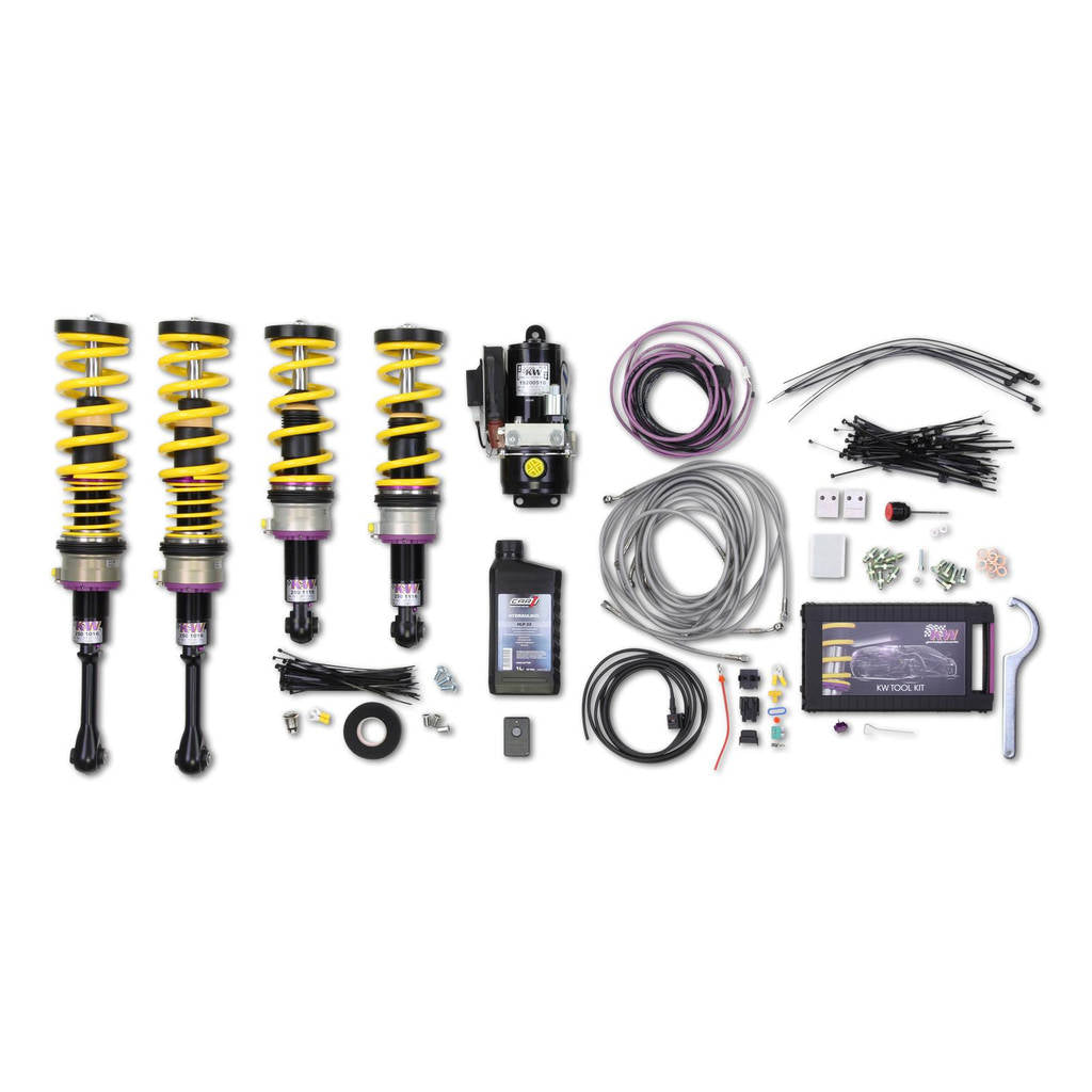 KW 30971427-B Coilover Kit V5 Classic Line w. HLS 4 Hydraulik Liftsystem for PORSCHE Carrera GT (980) Photo-0 
