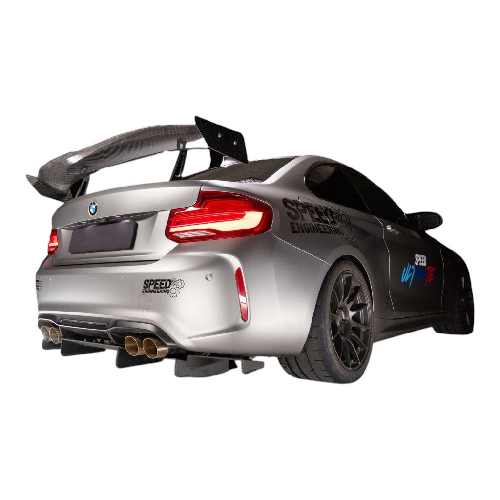 SPEED ENGINEERING 14060 Rear Swan Neck Wing for BMW 2 Series (F22) / M2 / M2 Competition / M2 CS (F87) Photo-1 