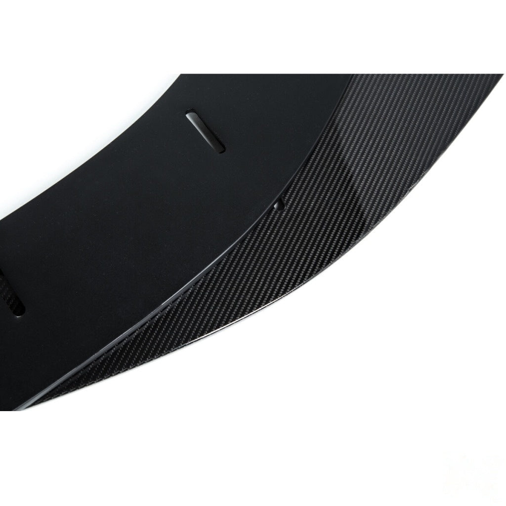 ALPHA-N AN-0645 Carbon Front Spoiler Matte Black with Adjustable Splitter for BMW M3 (E90 / E92) Photo-3 