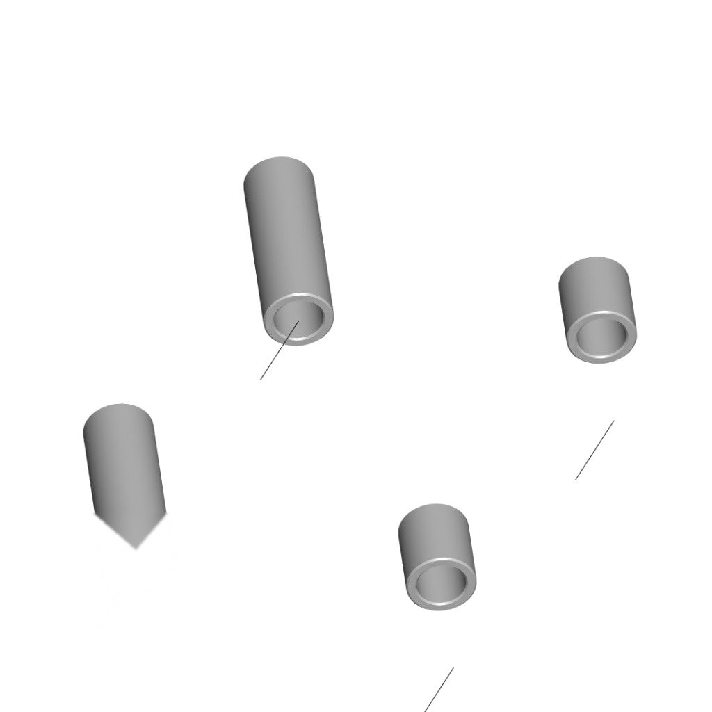 ALPHA-N AN-0611 Weld-in Sleeve Set M6 Photo-1 