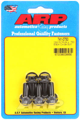 ARP 741-0750 SAE Bolt Kit 5/16-24 x .750 12pt black oxide bolts Photo-0 