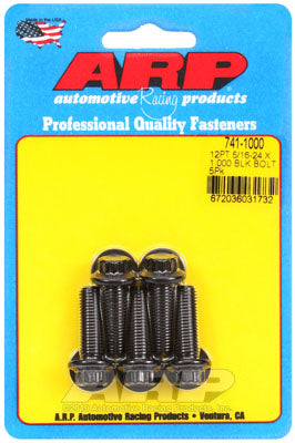 ARP 741-1000 SAE Bolt Kit 5/16-24 x 1.000 12pt black oxide bolts Photo-0 