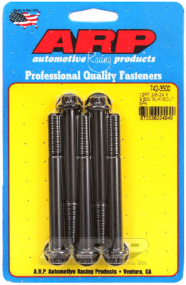 ARP 742-3500 SAE Bolt Kit 3/8-24 x 3.500 12pt black oxide bolts Photo-0 