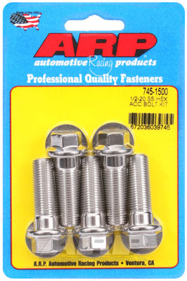 ARP 745-1500 SAE Bolt Kit 1/2-20 x 1.500 hex SS bolts Photo-0 